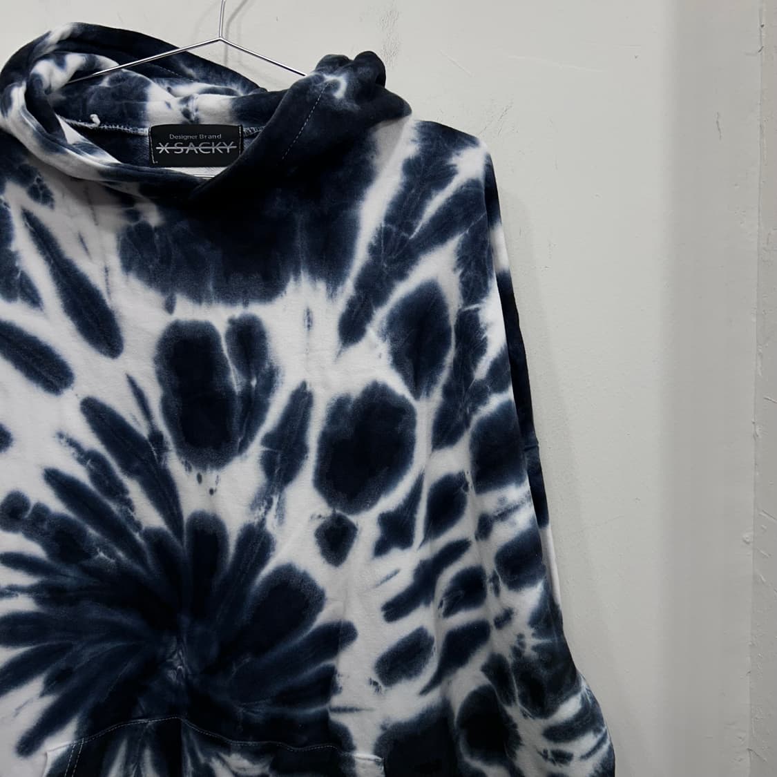 엑스사키 타이다이 물나염 오버핏 후드티 상품이미지1