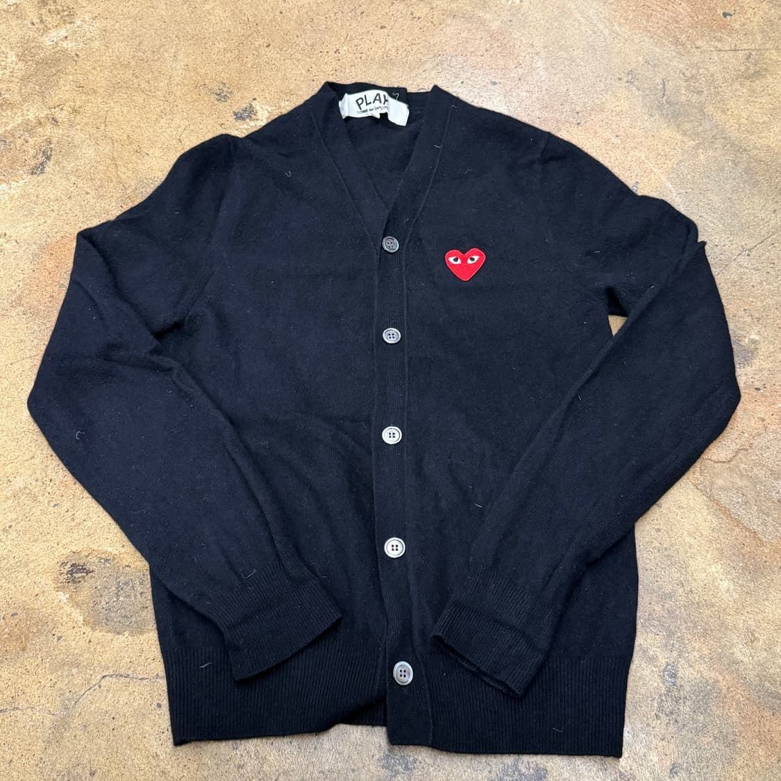 꼼데가르송 블랙 가디건 상품이미지2