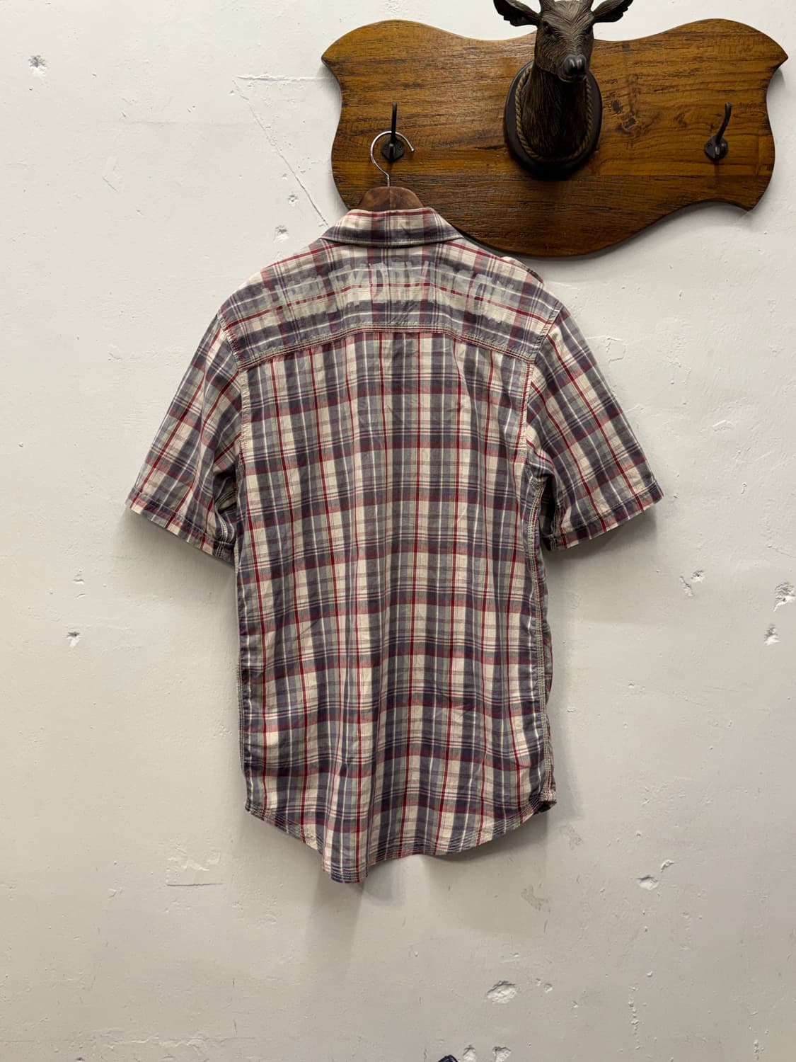Harley-Davidson Plaid Short Sleeve Shirt 상품이미지2