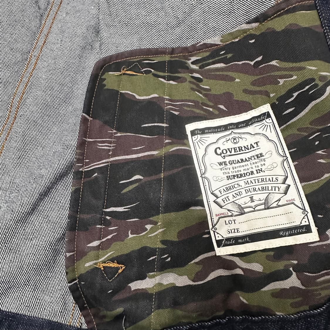 커버낫 데님 청자켓 XL 상품이미지9