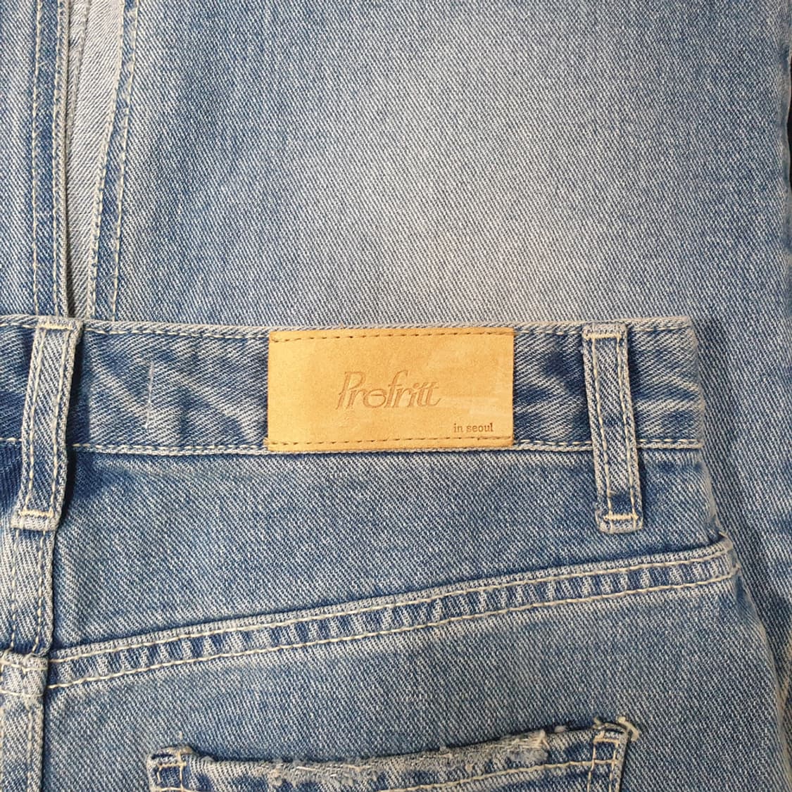 위드블룸 롱 데님 청치마 M 상품이미지5