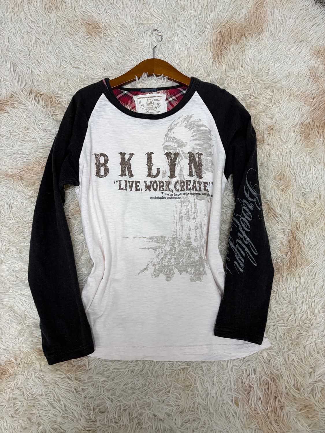 00s 와투케 펑크 y2k 레터링 롱슬리브  상품이미지1