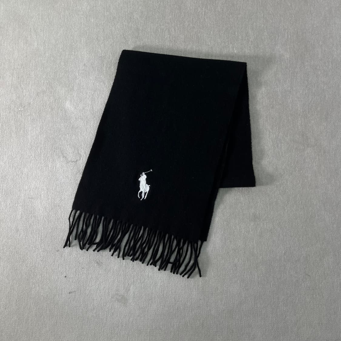 폴로랄프로렌 화이트 빅포니 램스울머플러 상품이미지1