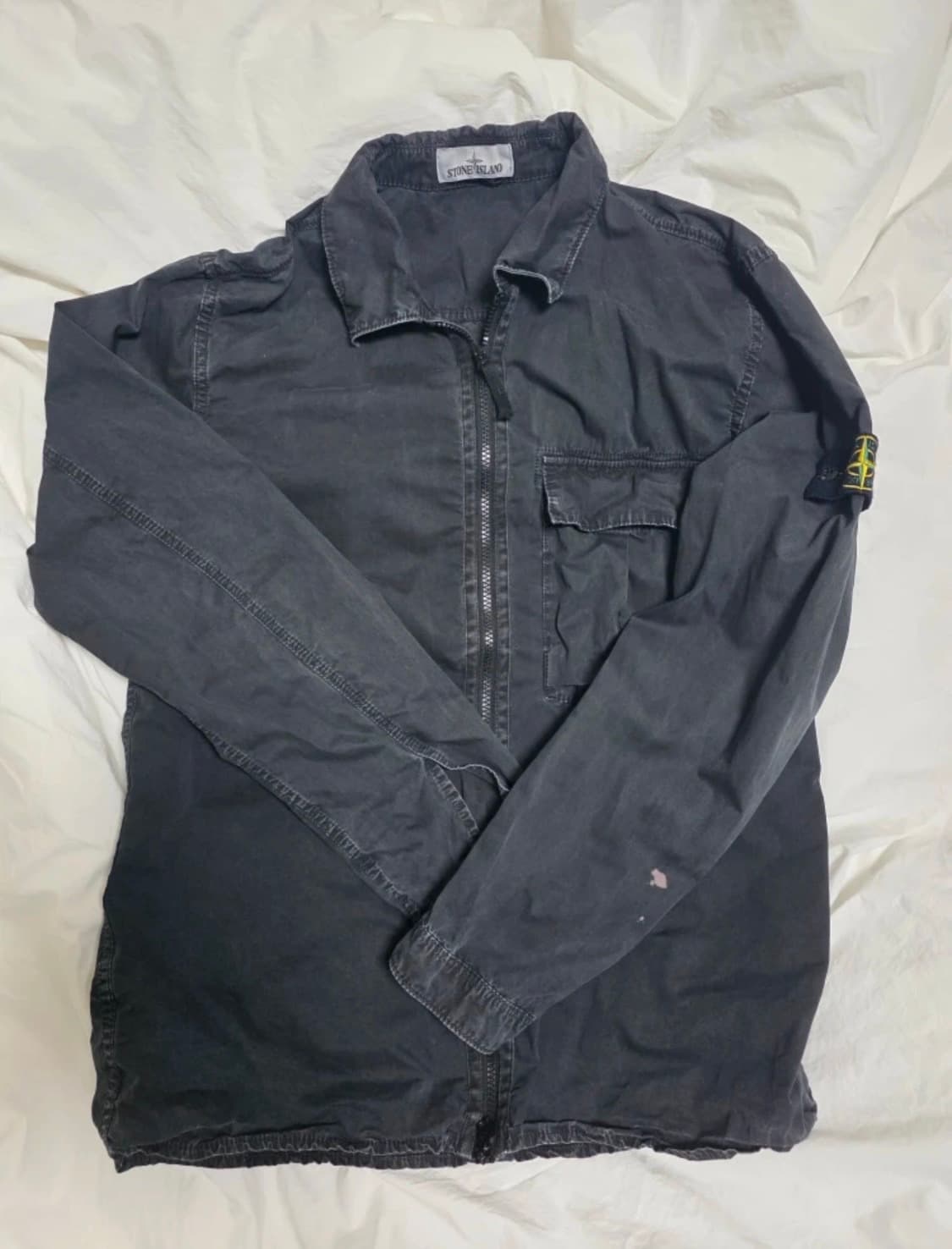 스톤아일랜드 올드이펙트 오버셔츠 L 상품이미지1