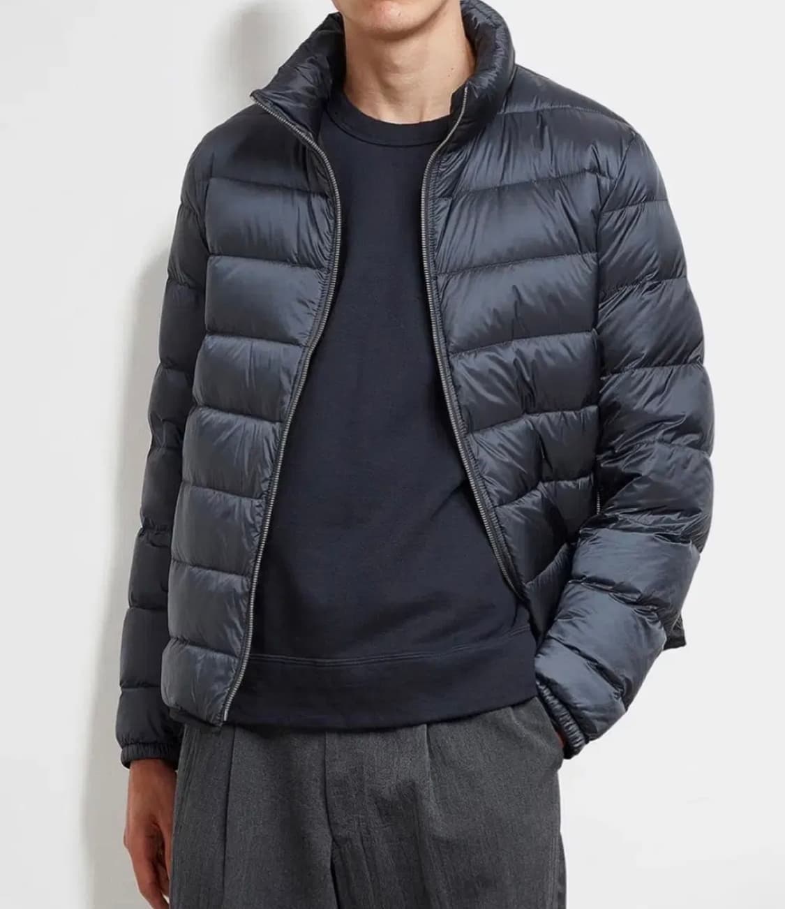 [새상품]텐씨 TenC 리버시블 다운 라이너 포켓 자켓 네이비 상품이미지8