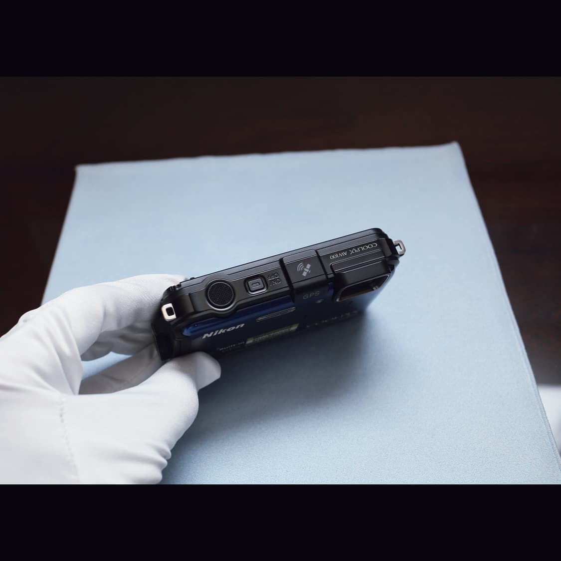 레어<민트급><한글> 니콘 쿨픽스 aw100 블루 빈티지 디카 상품이미지5