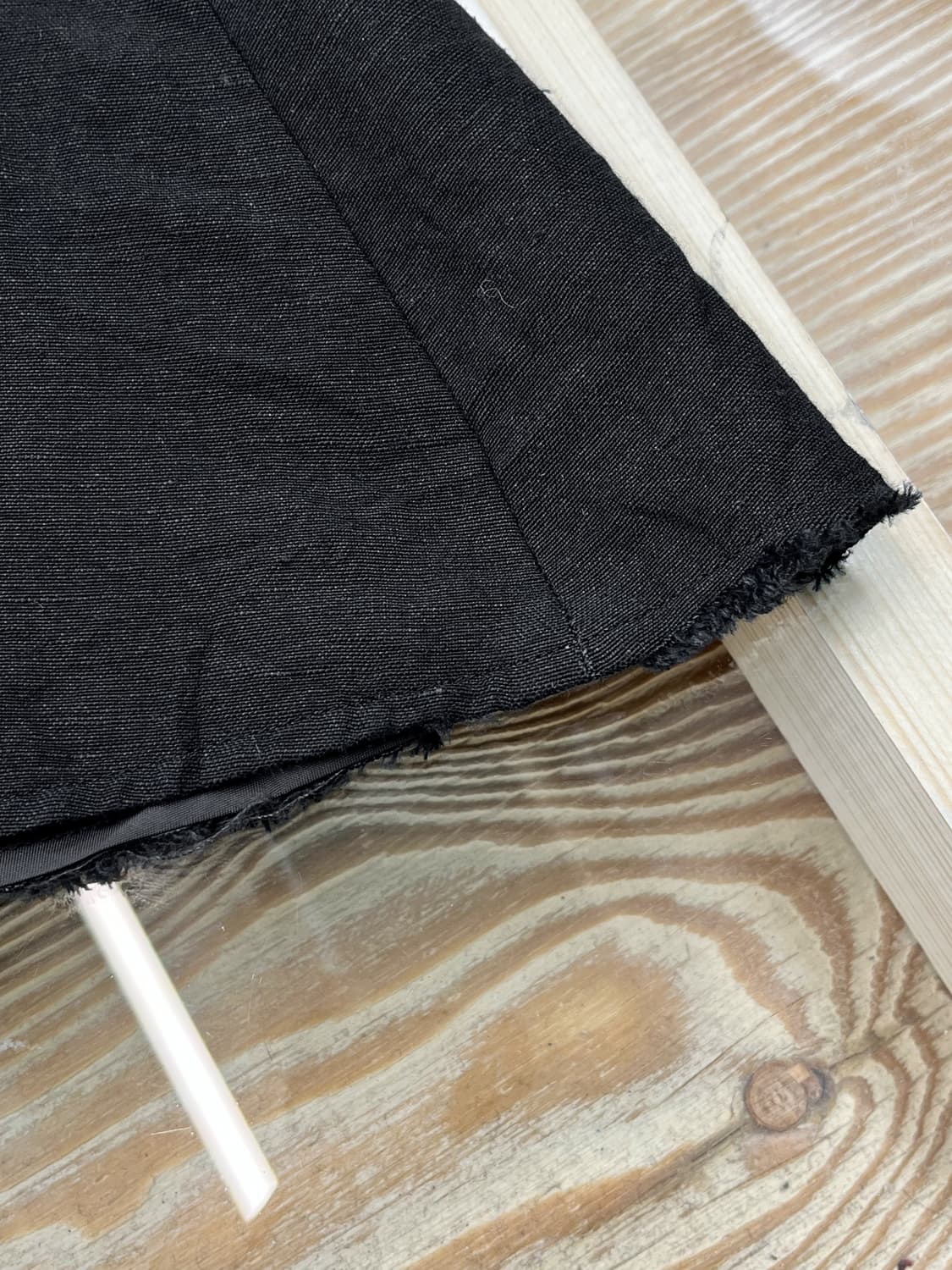 La Porte De Demain 린넨 블랙 스커트 상품이미지9