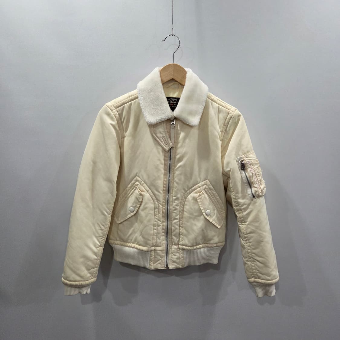 폴로진스컴퍼니 우먼 크림 봄버 자켓 S 상품이미지1