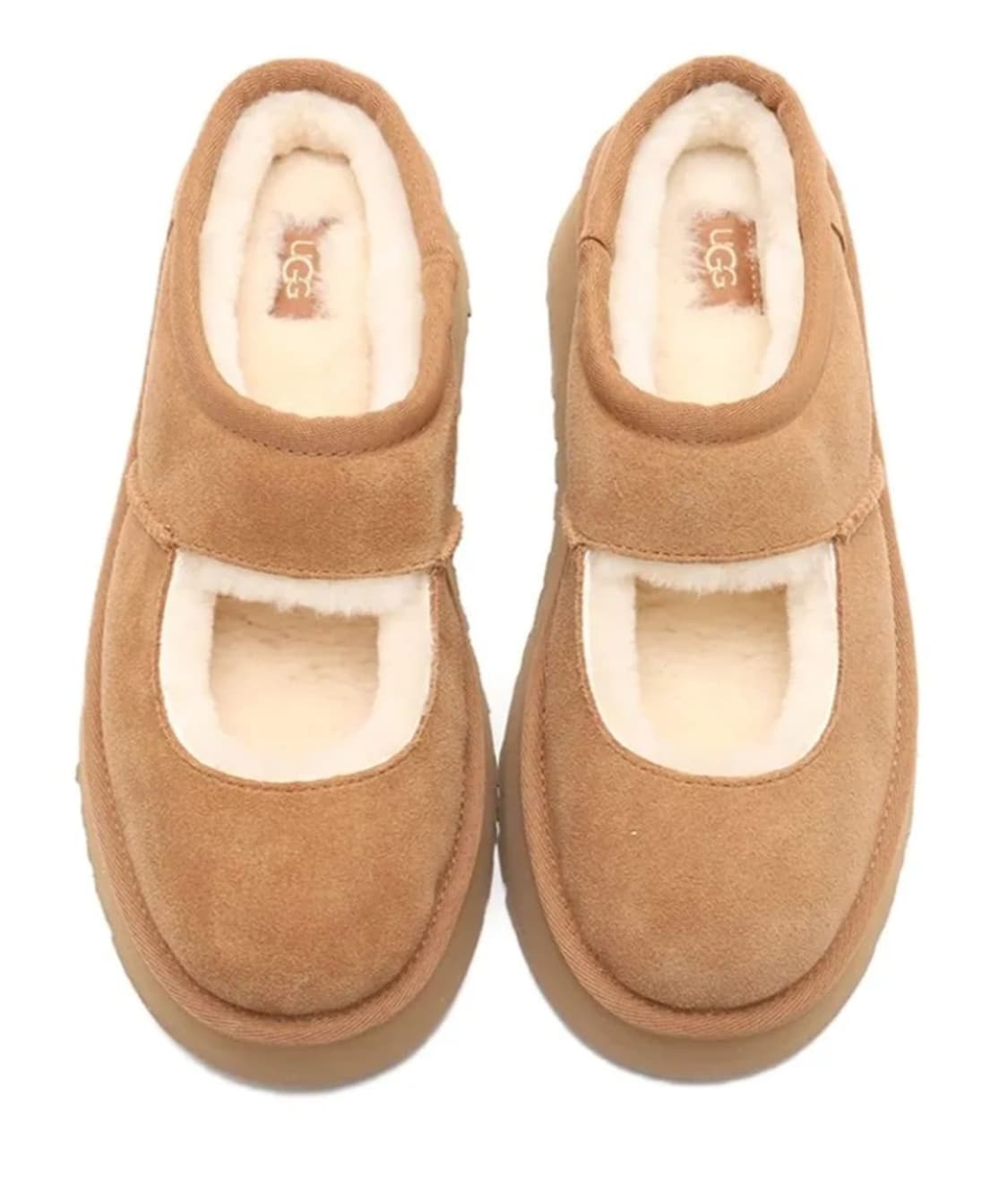 UGG 미국어그 메리제인 플랫폼 퍼 슬립온 상품이미지2