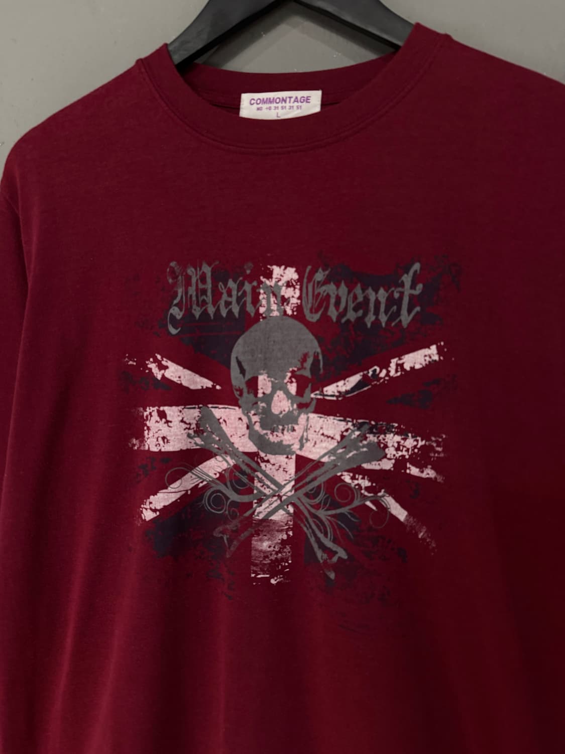 union jack & skull printing long sleeve 상품이미지6