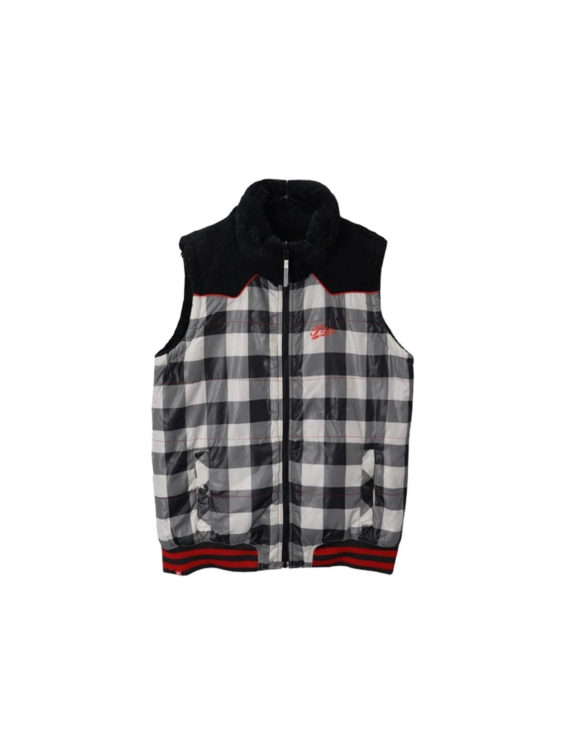 휠라 골프 체크패턴 패딩조끼 상품이미지5