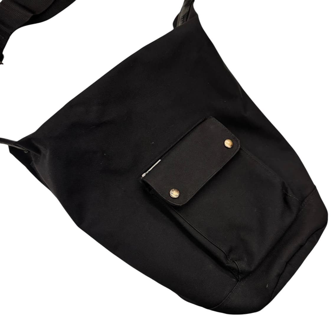 포터 x 빔즈 하드웨어 캔버스 2way 버킷백 숄더백 블랙 상품이미지4