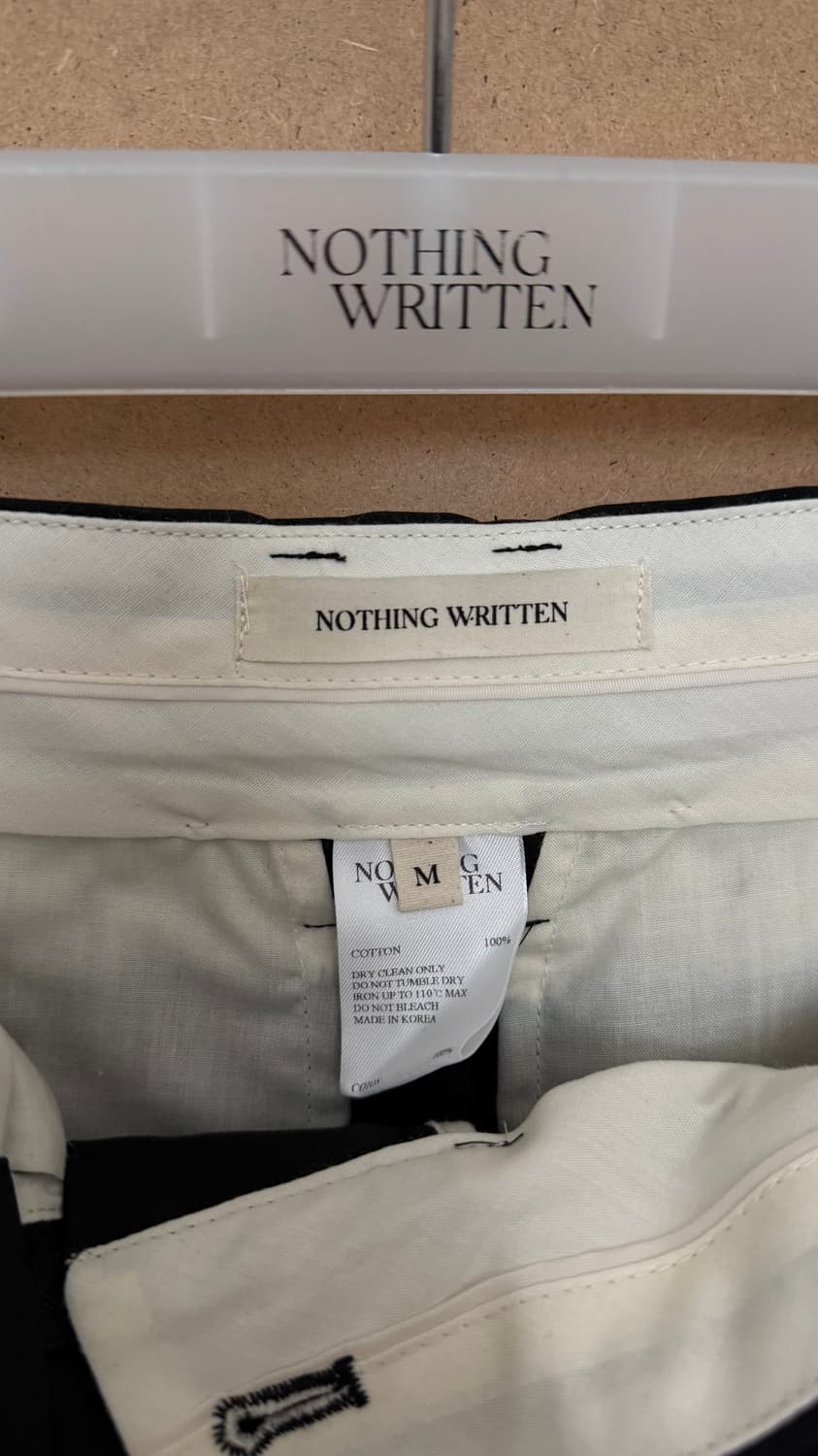 낫띵리튼 실키 코튼 버뮤다 팬츠 / 블랙 / M 상품이미지10