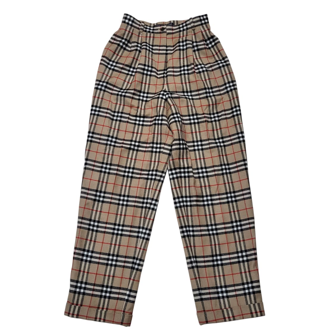 (2) 90s 버버리바지 버버리 울 트라우저 하이웨스트 팬츠 상품이미지3