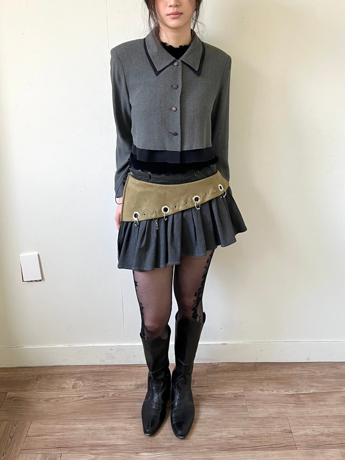 POIGNET 레이어드 크롭 자켓 상품이미지7