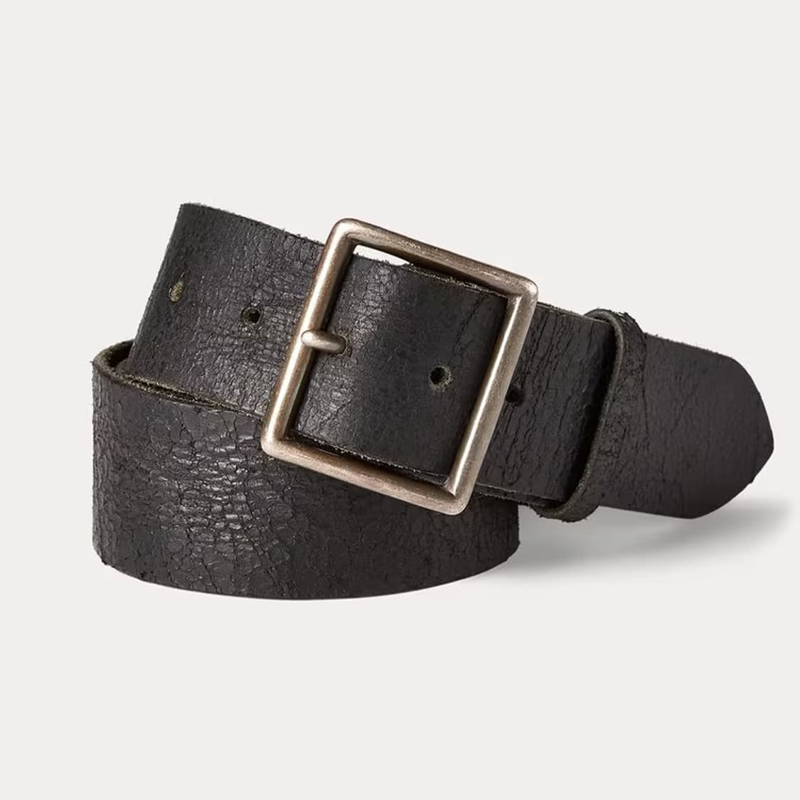 RRL 더블알엘 벨트 디스트레스드 레더 가죽 빈티지 블랙 32 상품이미지1