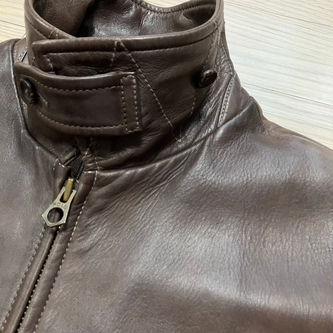 [Polo] 00s 폴로 랄프로렌 맥스웰 램스킨 양가죽 자켓 상품이미지5