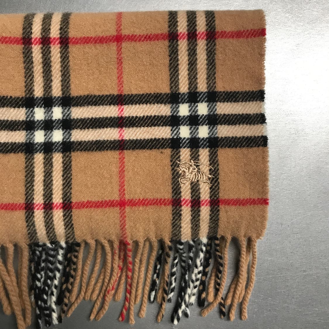버버리 정품 울/캐시미어 머플러 베이지 상품이미지3