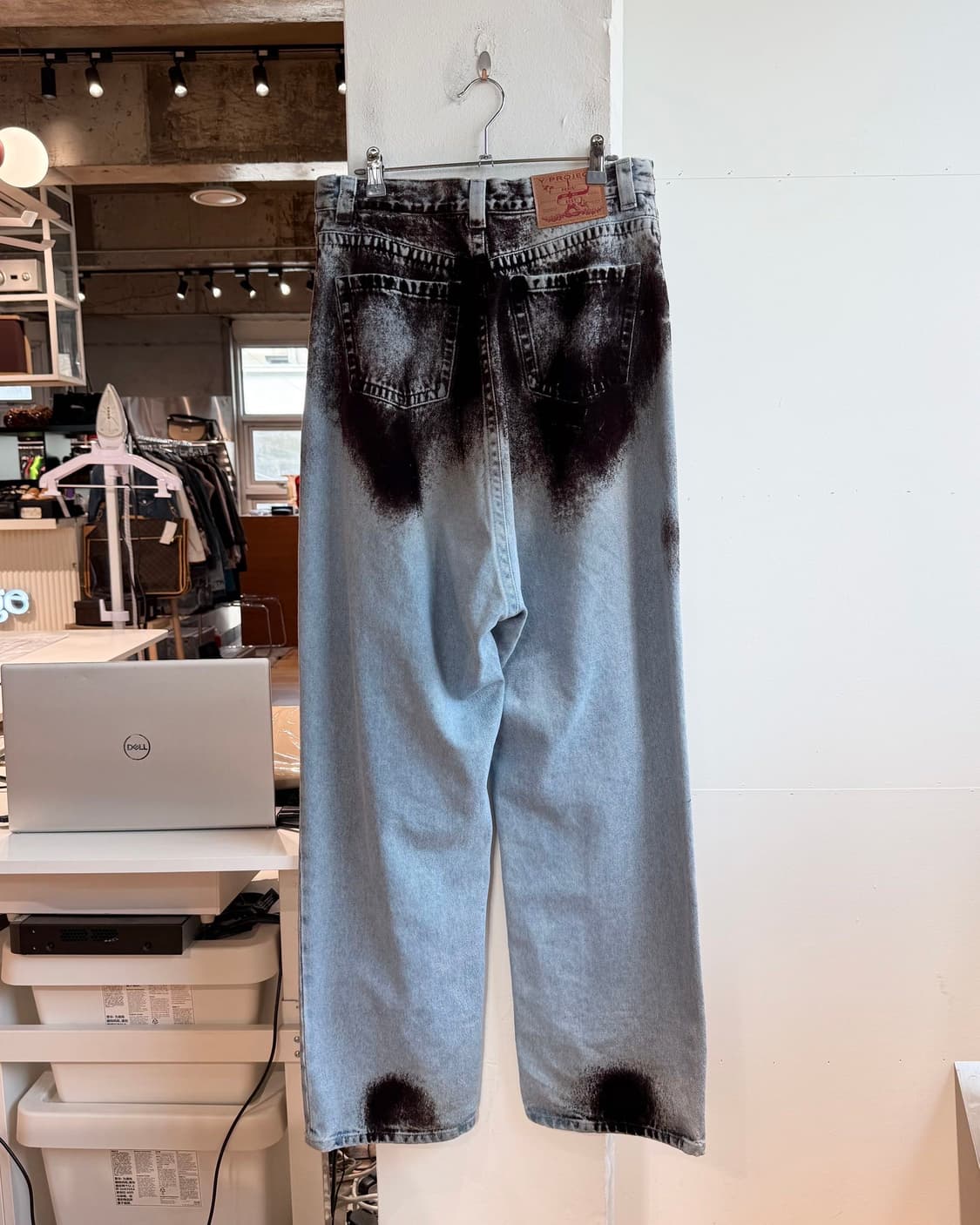 와이 프로젝트 데님 수플레 프린팅 팬츠  상품이미지5