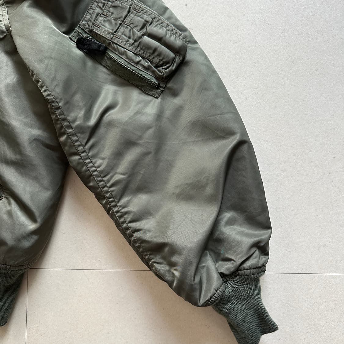 미국 생산 콕핏 COCKPIT MA-1 플라이트 자켓 XL 상품이미지3