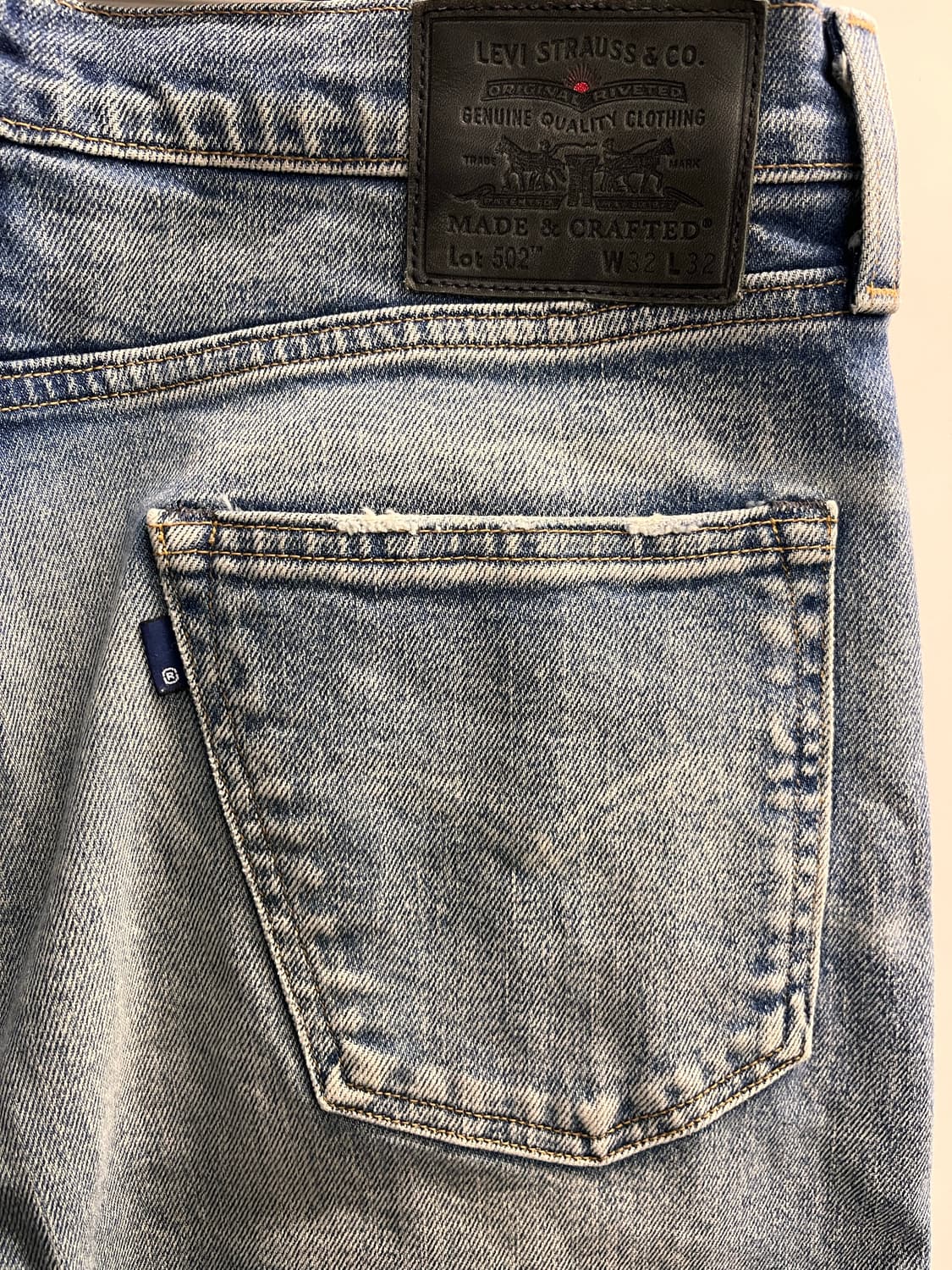 리바이스 메이드 앤 크래프티드 502 W32 상품이미지4