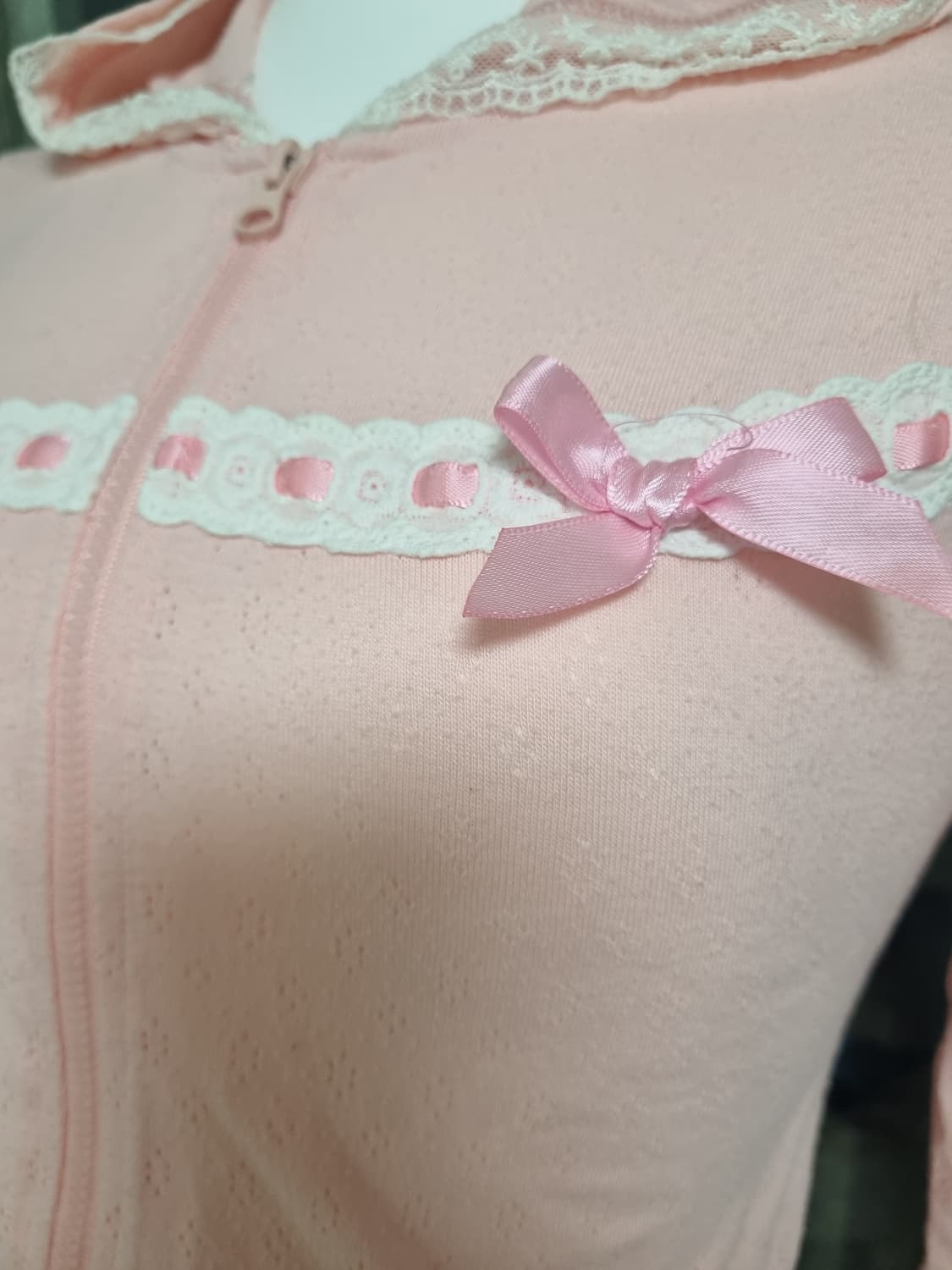 히메갸루 리본 하트포켓 후드집업 리즈리사 엑시즈팜 트랄라라 잉그니 상품이미지3