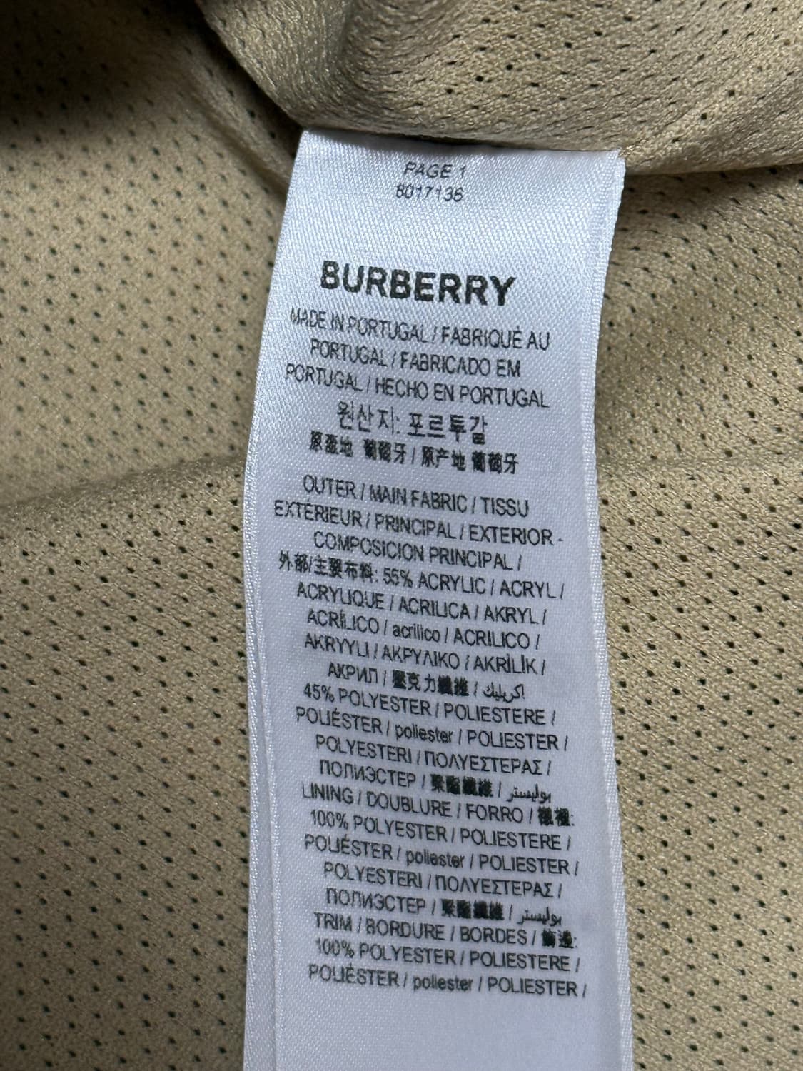 버버리후리스xxl 상품이미지3