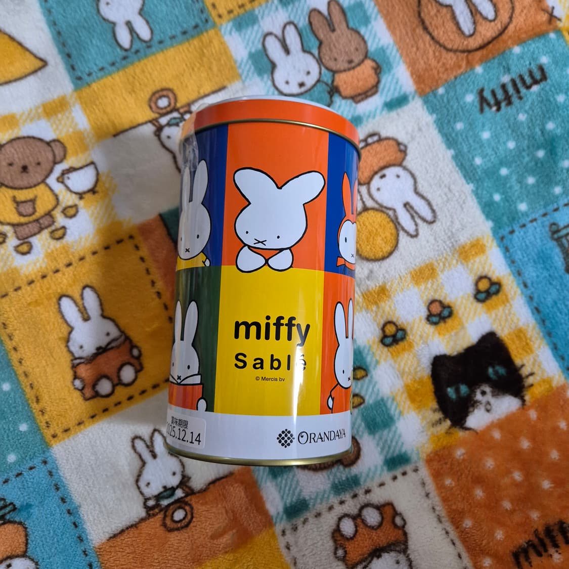 Flower miffy 원형 틴케이스+쿠키5개 새상품 상품이미지3