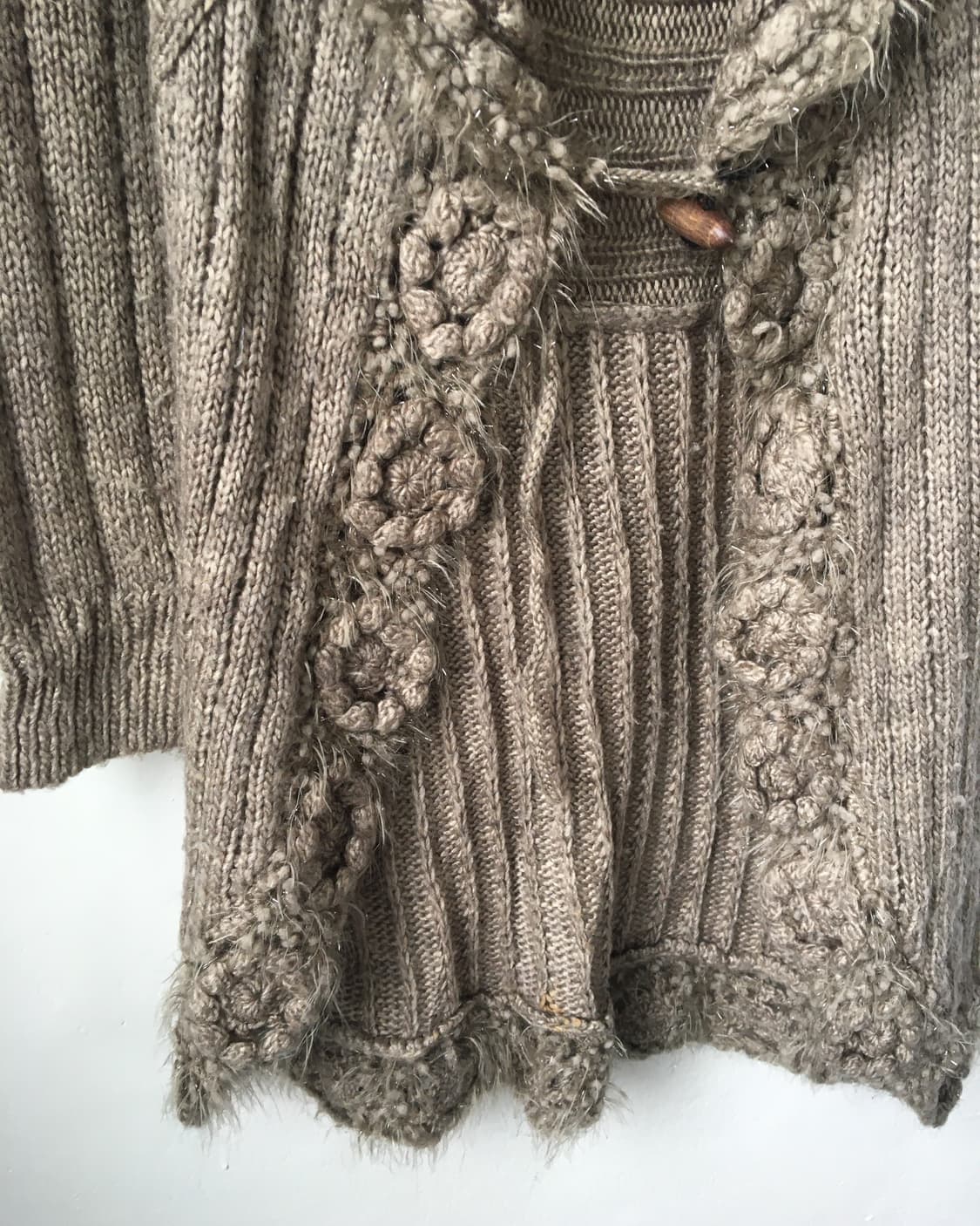 Woolen knit cardigan 상품이미지5