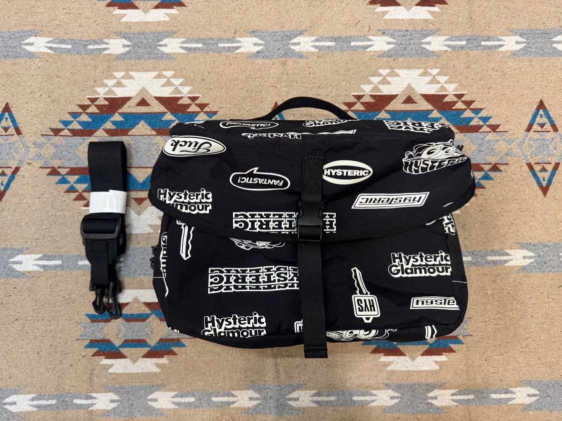 [OS] 히스테릭글래머 프린트 숄더백 블랙  상품이미지10