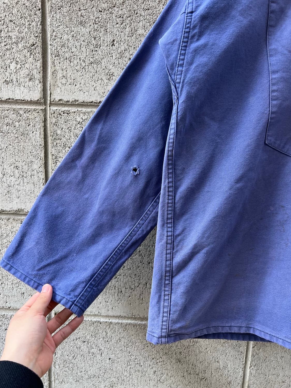 FADED BLUE NAVY OLD FRENCH 프렌치피셔맨스목자켓 상품이미지7