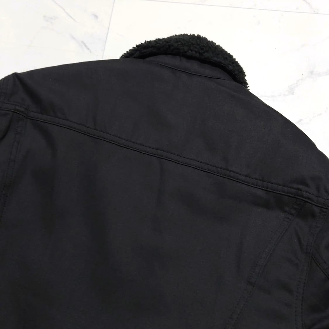 100)LEVIS 리바이스 쉐르파 트러커 자켓 카키그레이 상품이미지6