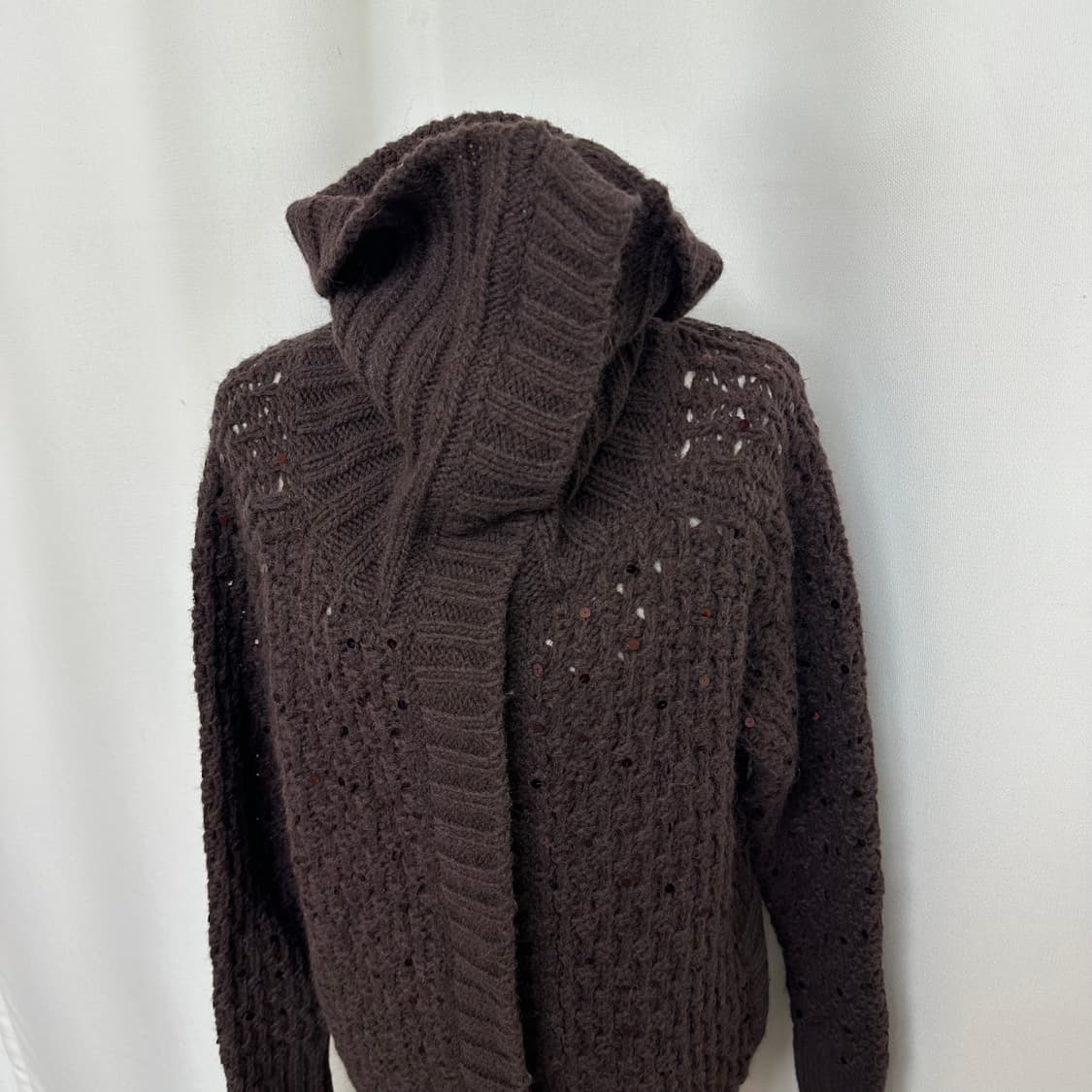   막스앤코 여자 니트 집업  가디건 모/알파카 M 상품이미지4