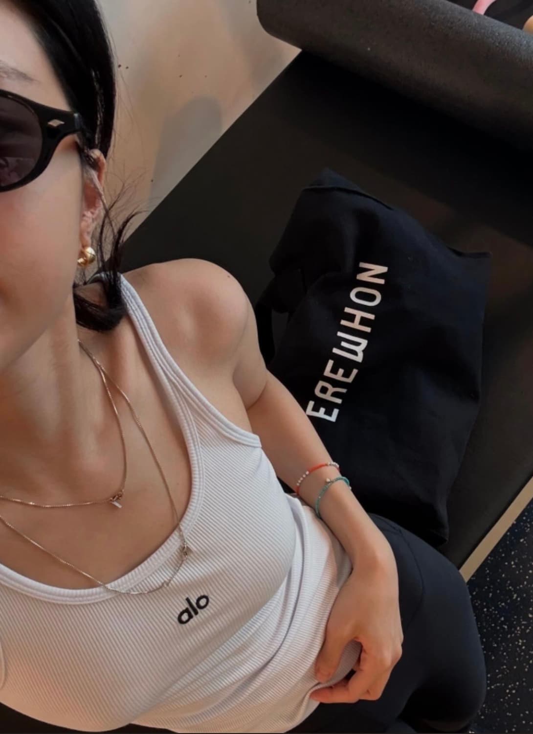 알로 요가 alo Ribbed Prosper Tank 나시 탱크 S 상품이미지1