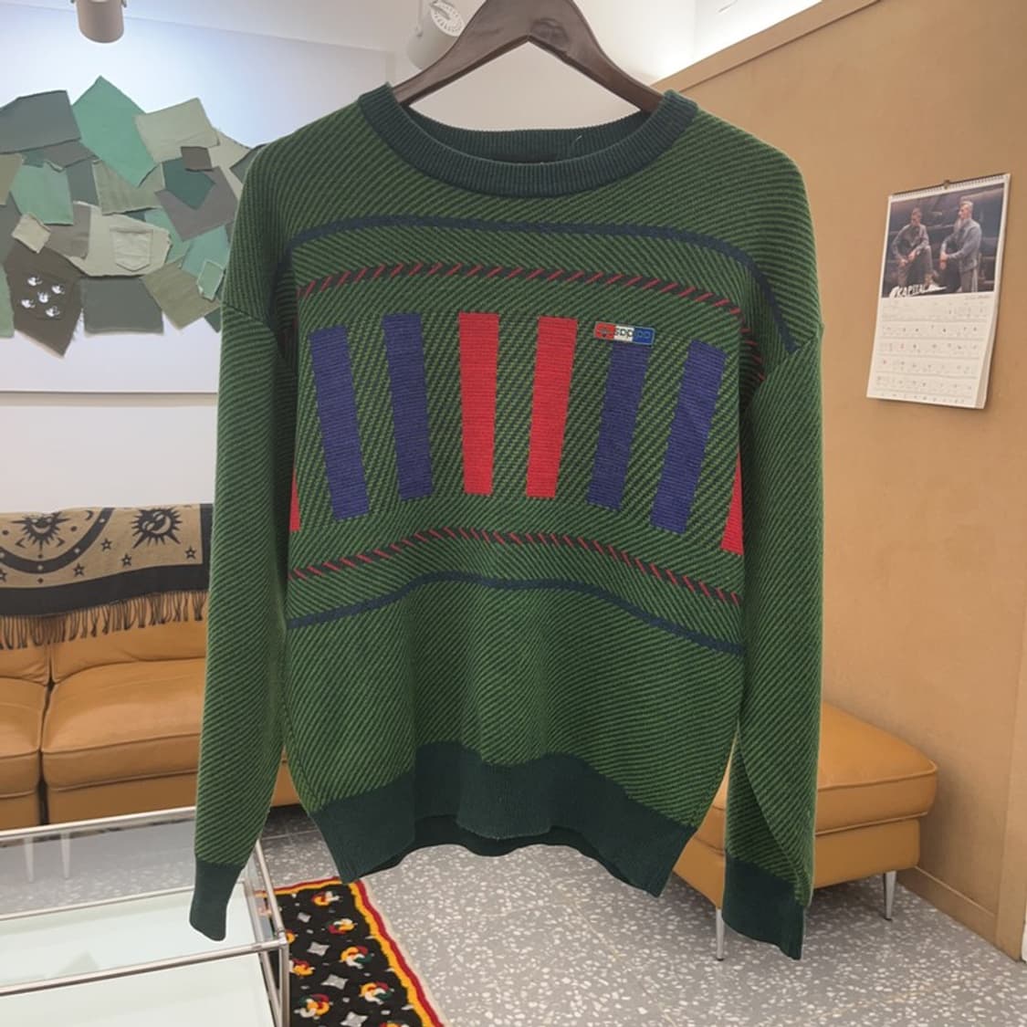 아디다스 레트로 90's 제우교역 울 니트 100 C08415 상품이미지3