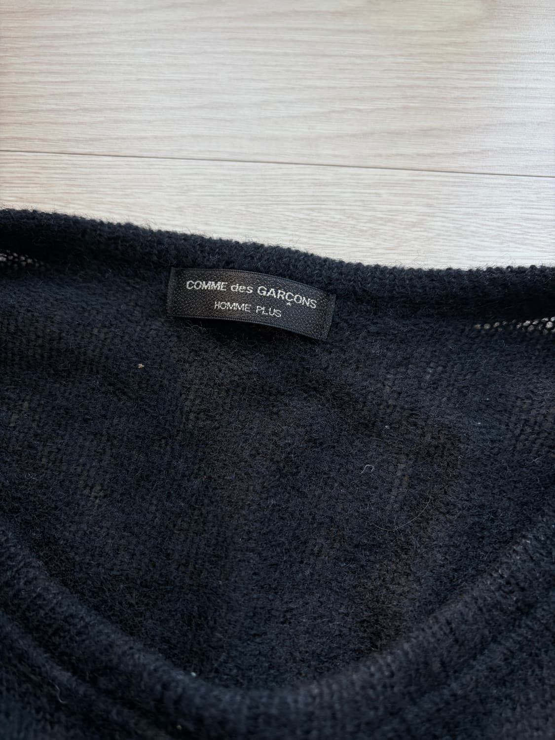 Homme Plus wool docking knit 상품이미지2