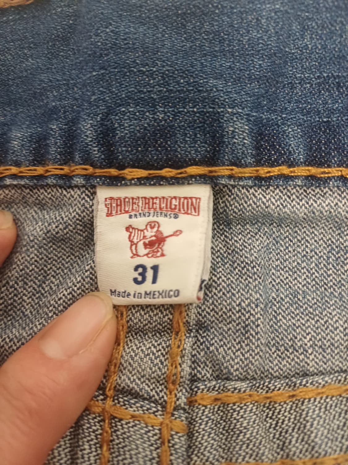 [31] 트루릴리전 릭키 빅 T 스트레이트 플랩 데님 (메드 인 멕시코) 상품이미지3