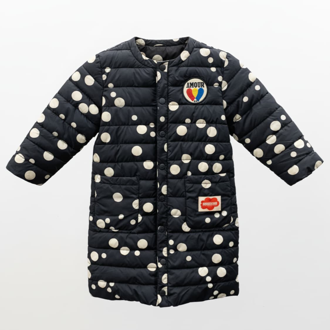 베베드피노 도트 경량 롱패딩 1718 상품이미지1