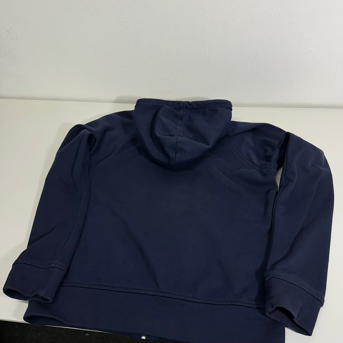 우먼M 라코스테 네이비 기본로고 면 후드집업 상품이미지6