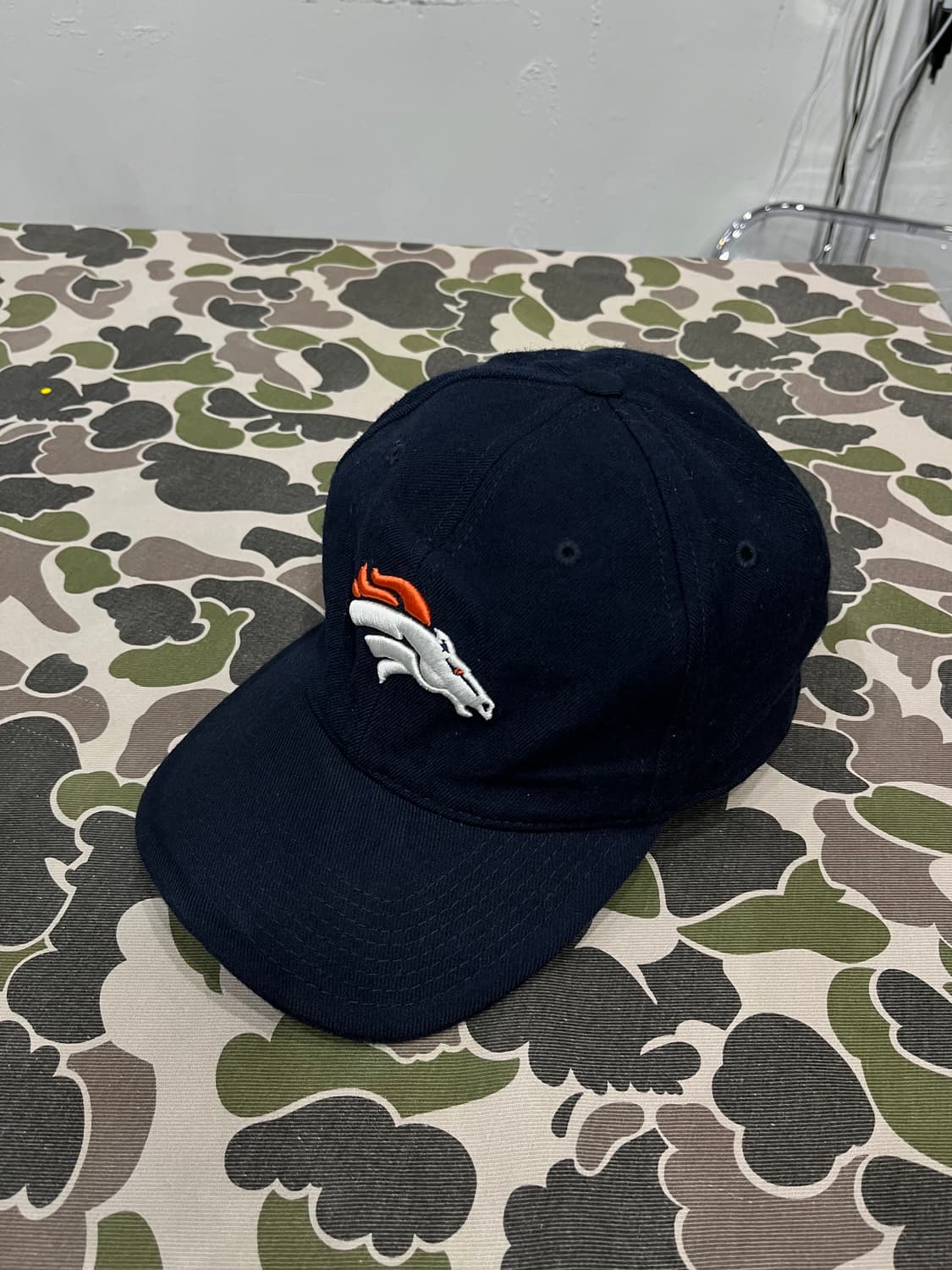 빈티지 나이키 NFL 덴버 울 캡 모자 네이비 상품이미지1