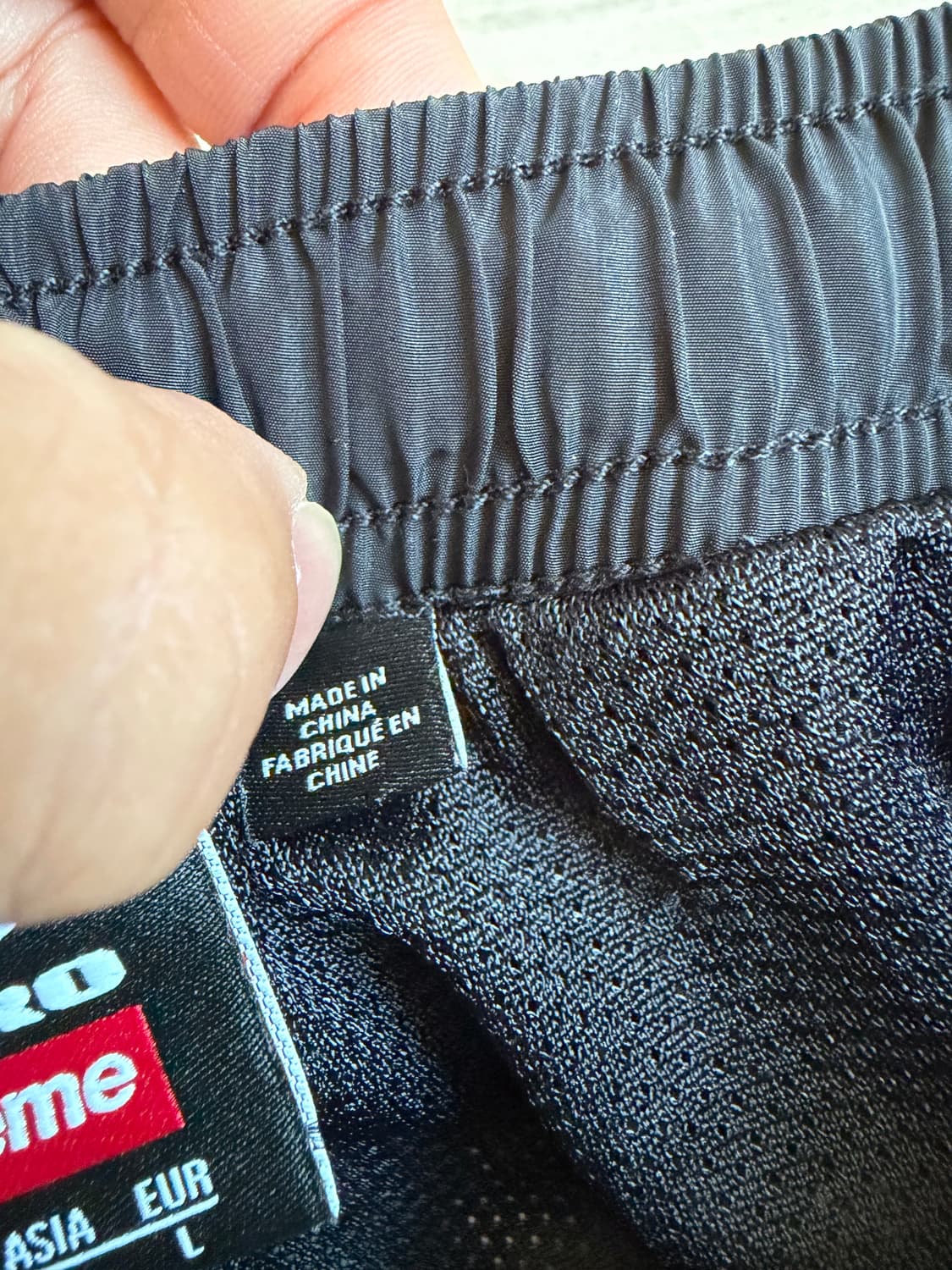 25fw 슈프림x엄브로 트랙팬츠 블랙 L 상품이미지6