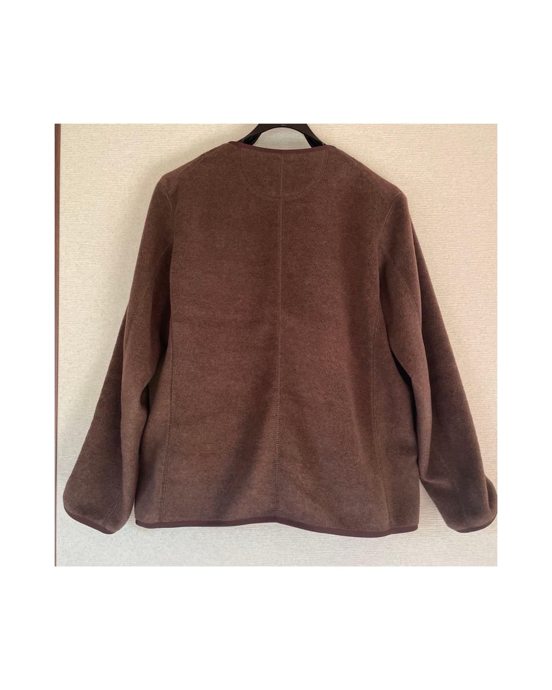 단톤 논카라 플리스 가디건 상품이미지3