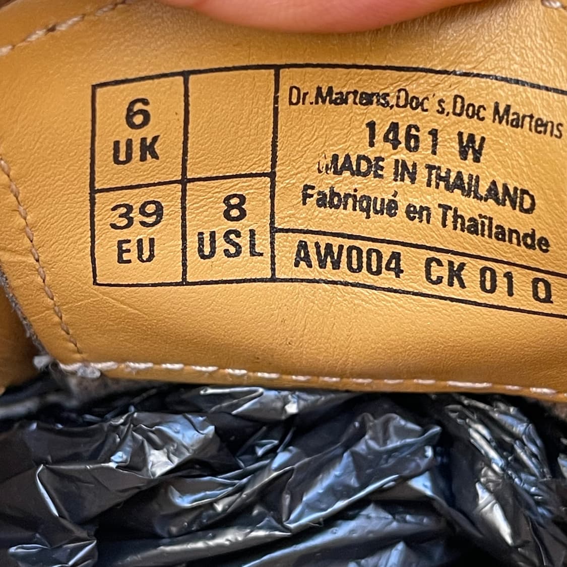 [6UK] 닥터마틴 1461w 스무스 3홀 (250) 남여 상품이미지8