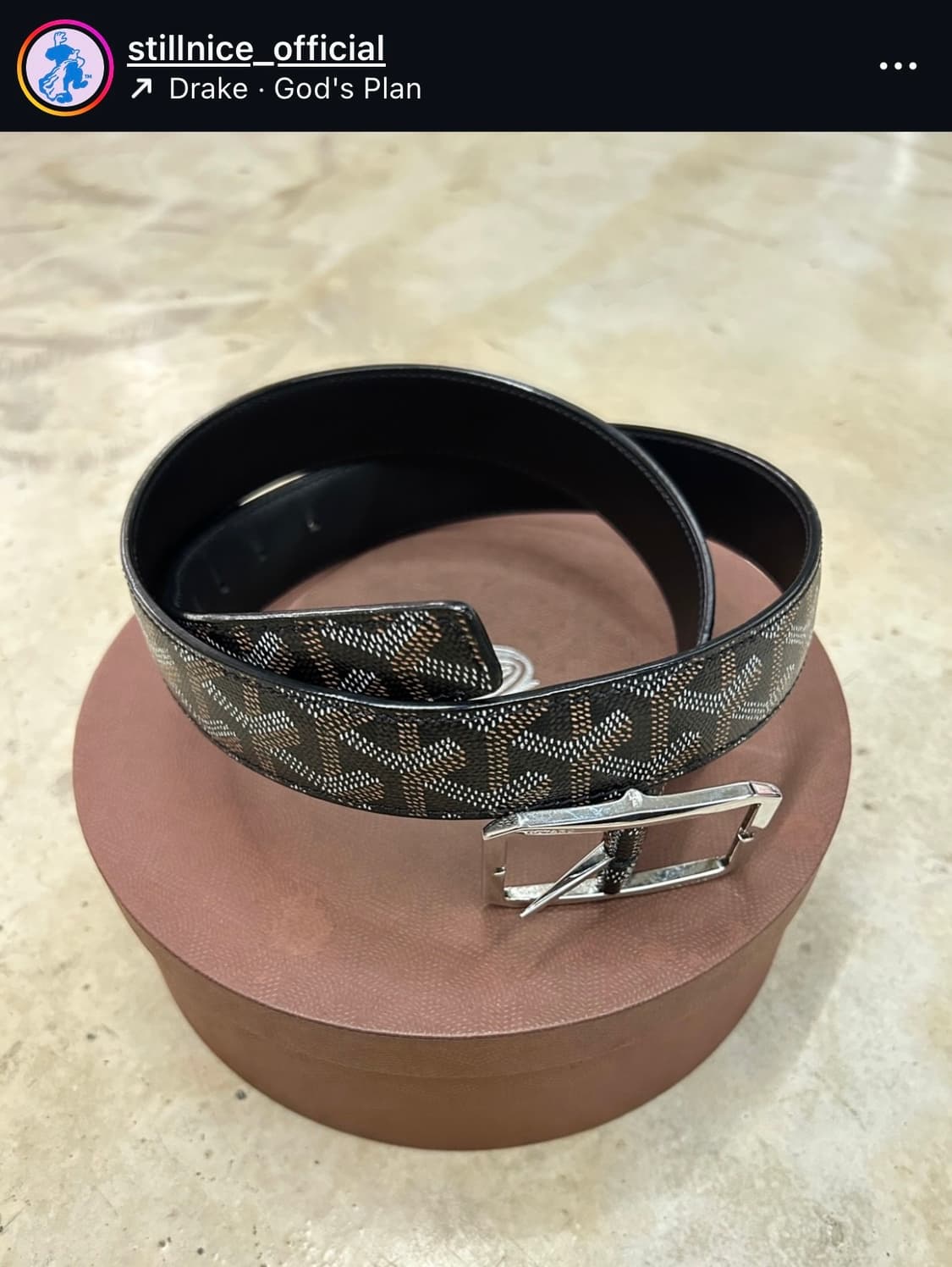 고야드 벨트 블랙 상품이미지1