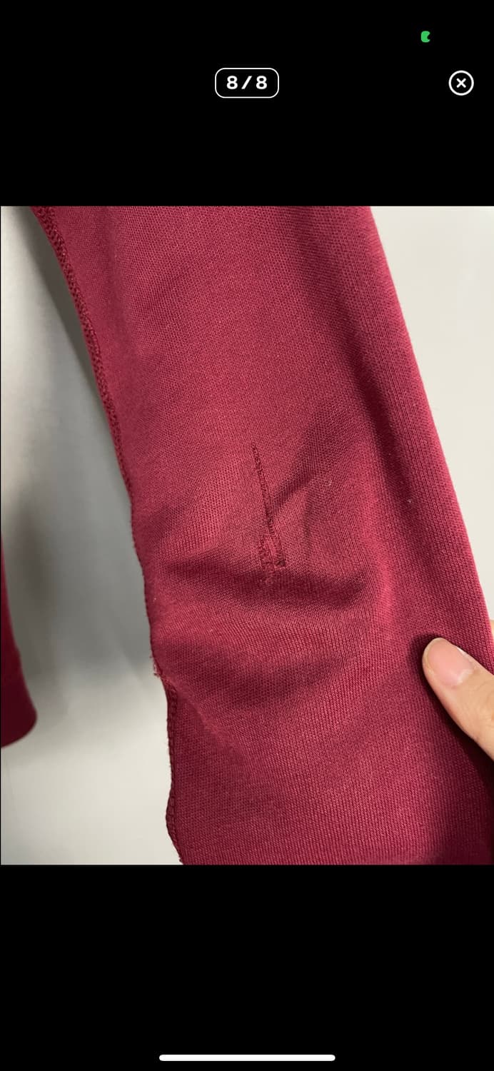 아베크롬비 버건디 후드집업 A3176 상품이미지8