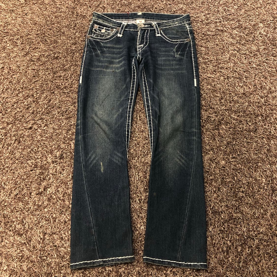 트루릴리전 조이 슈퍼티 플레어 부츠컷 워싱 데님 팬츠 상품이미지2