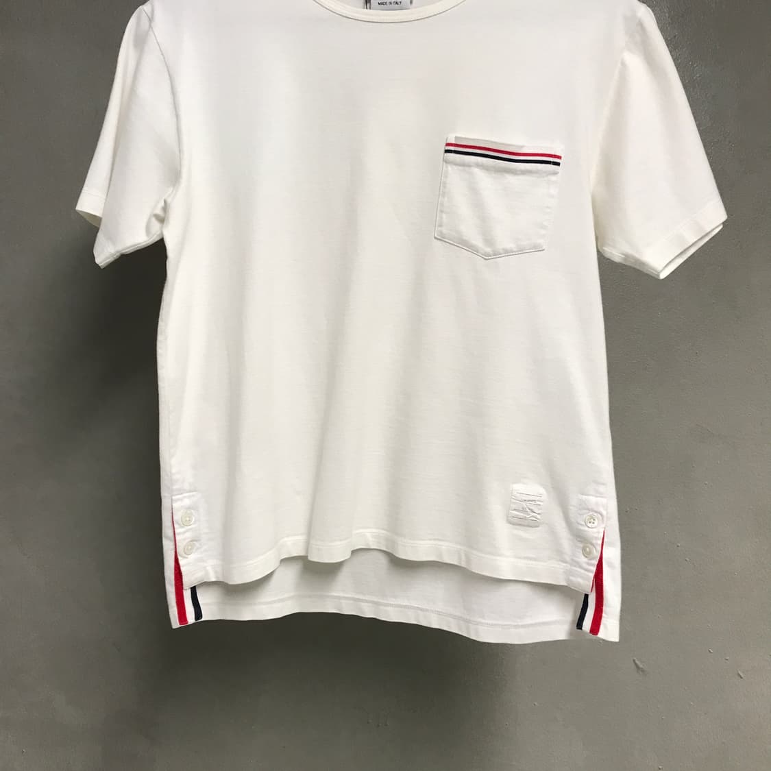 톰브라운 화이트 반팔 티셔츠 1(W) 상품이미지3