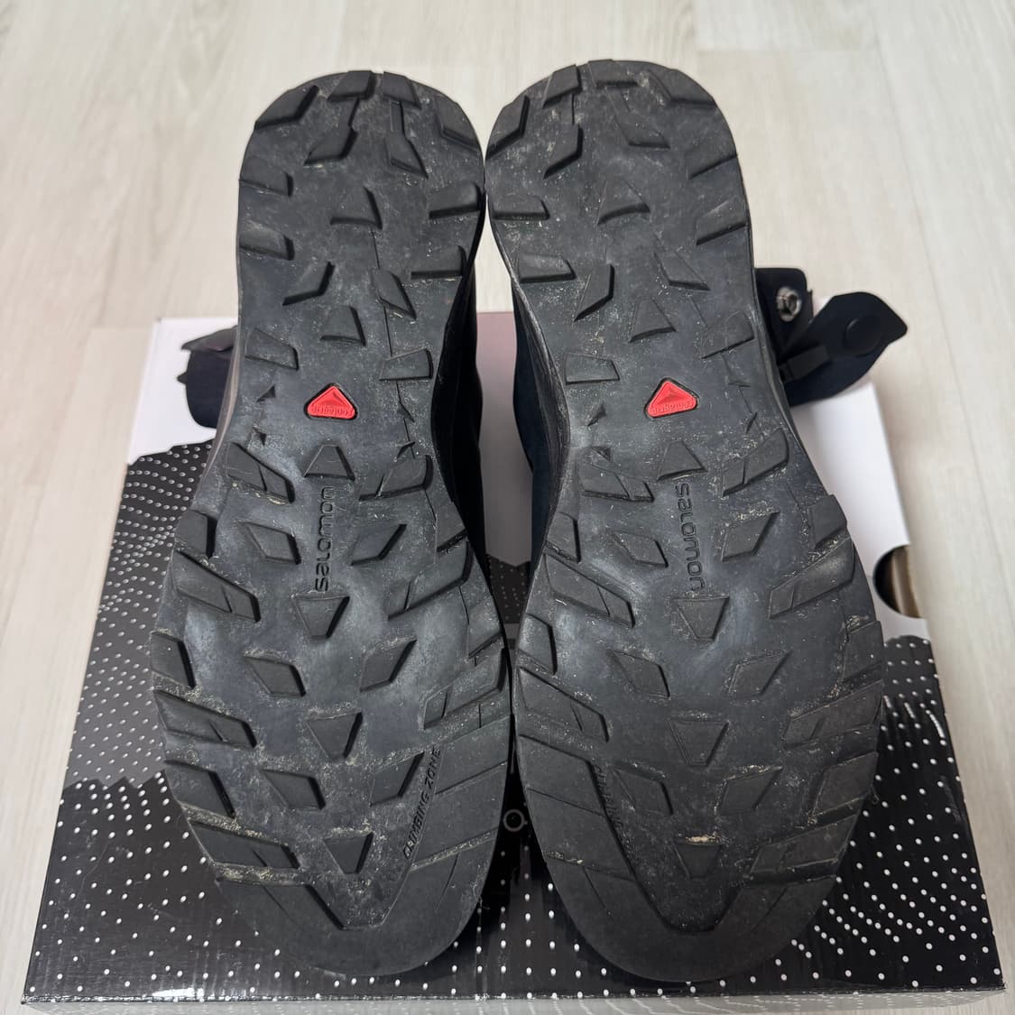 살로몬 x 꼼데가르송 알파인 블랙 275사이즈  상품이미지4
