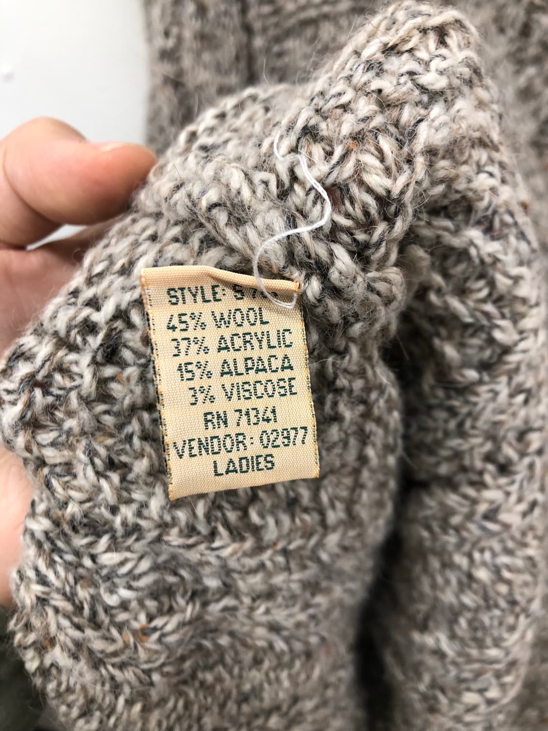 앨엘빈 핸드메이드 니트 상품이미지4