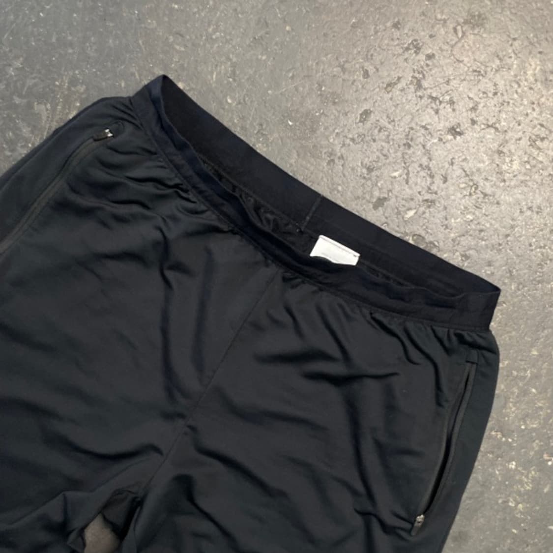 100 나이키 스카치로고 블랙 트레이닝 팬츠 상품이미지2